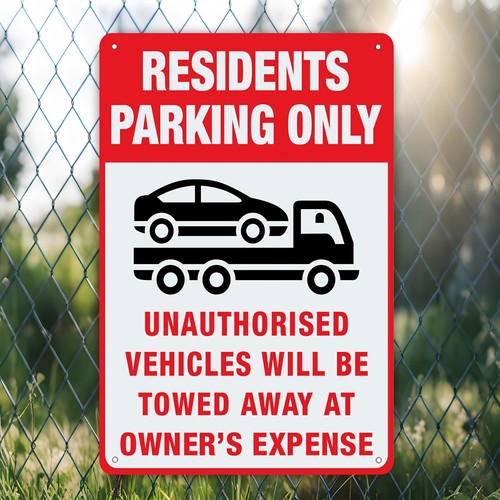 Residential decor metal - residential, sign